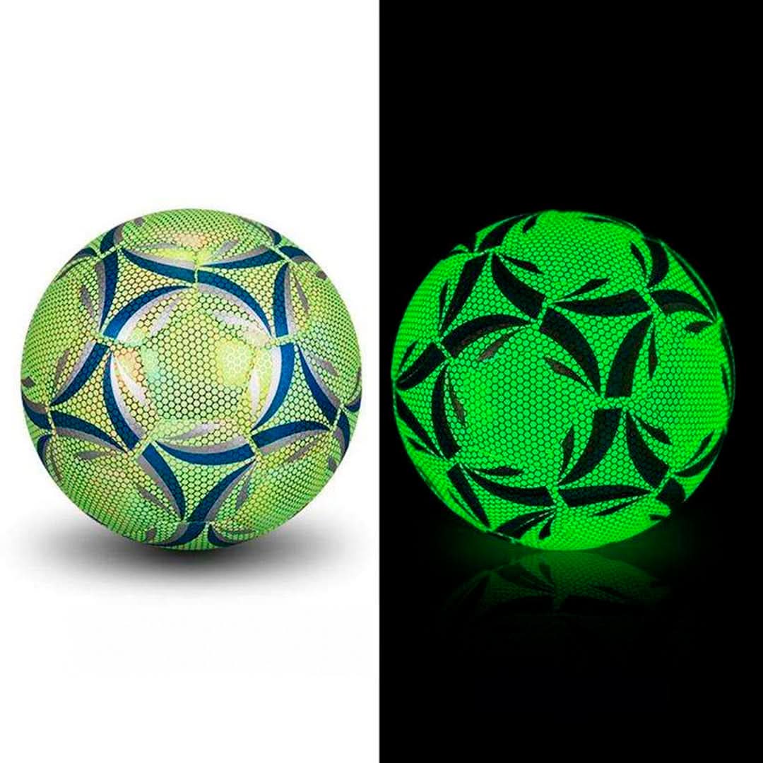 Pelota luminosa Glow brilla en la oscuridad Luminus detalle – Mil Ideas