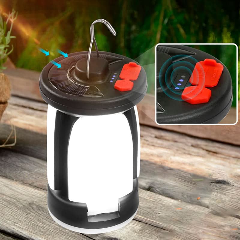 Linterna farol Power Bank con panel solar recargable – Mil Ideas