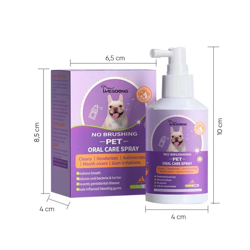 Spray limpieza dental mascotas vista adicional – Mil Ideas