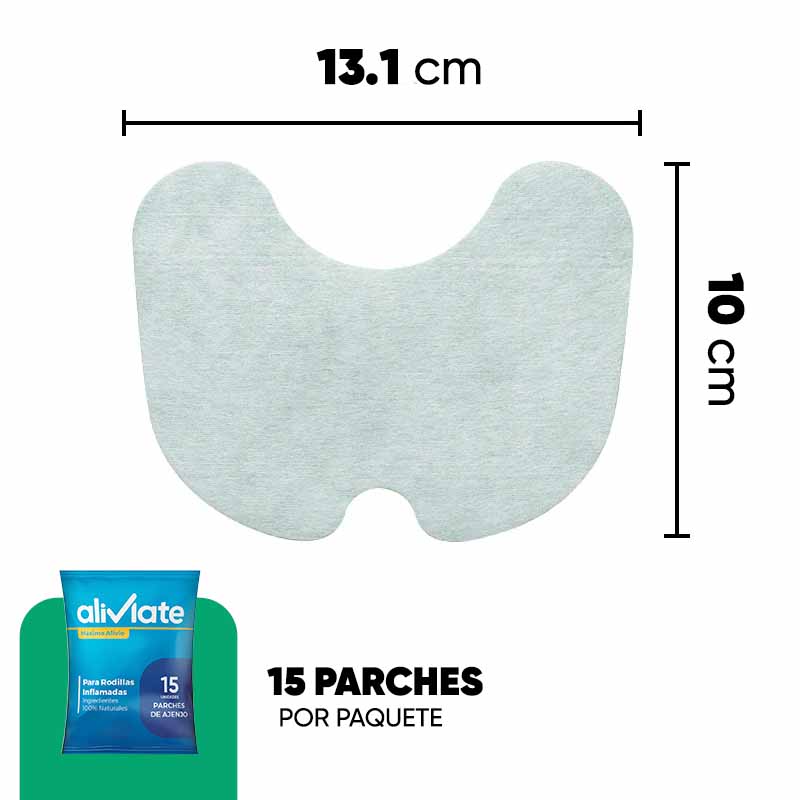 Parches rodilla 15 unidades Aliviate vista adicional – Mil Ideas