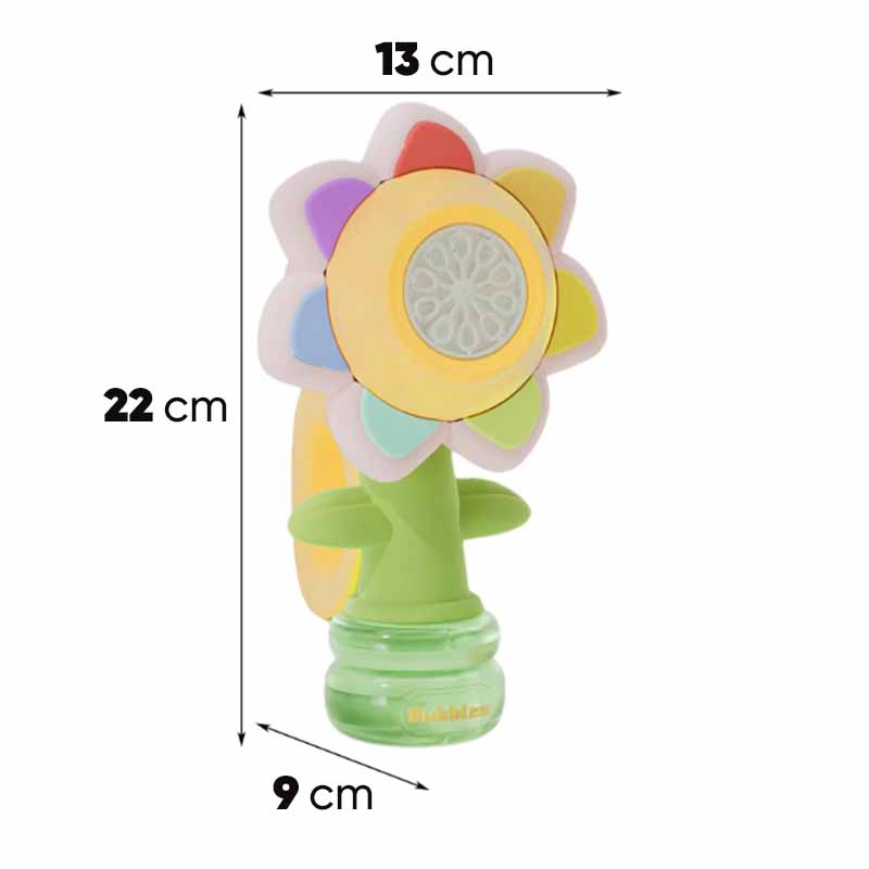 Burbujero Girasol a Batería con Movimiento vista adicional – Mil Ideas