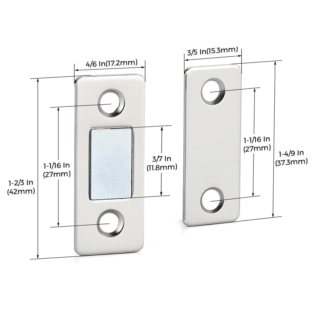 Imanes adhesivos ultrafinos para armario Pack x12 vista adicional – Mil Ideas