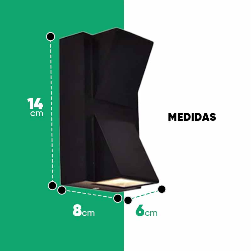 Aplique LED Luminaire para Exterior 12W vista adicional – Mil Ideas