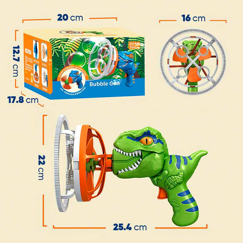 Burbujero Dinosaurio vista adicional – Mil Ideas