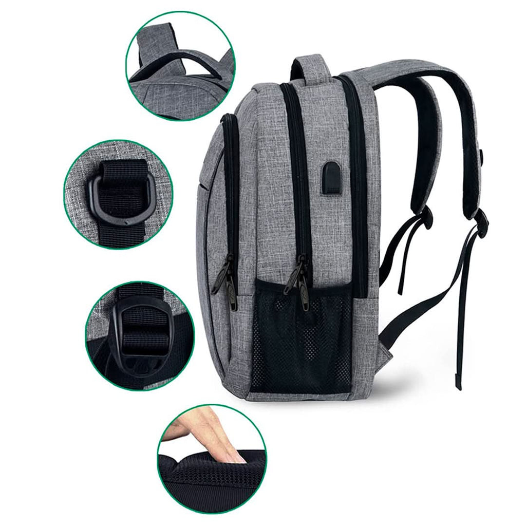 Mochila Oxford 17,3 pulgadas vista adicional – Mil Ideas