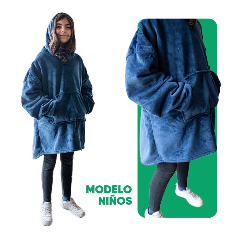Hoodie Niños Polar con Capucha Marca Wilma