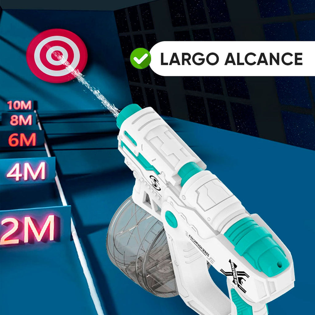 Pistola de Agua Huting Sky a Pilas en uso – Mil Ideas
