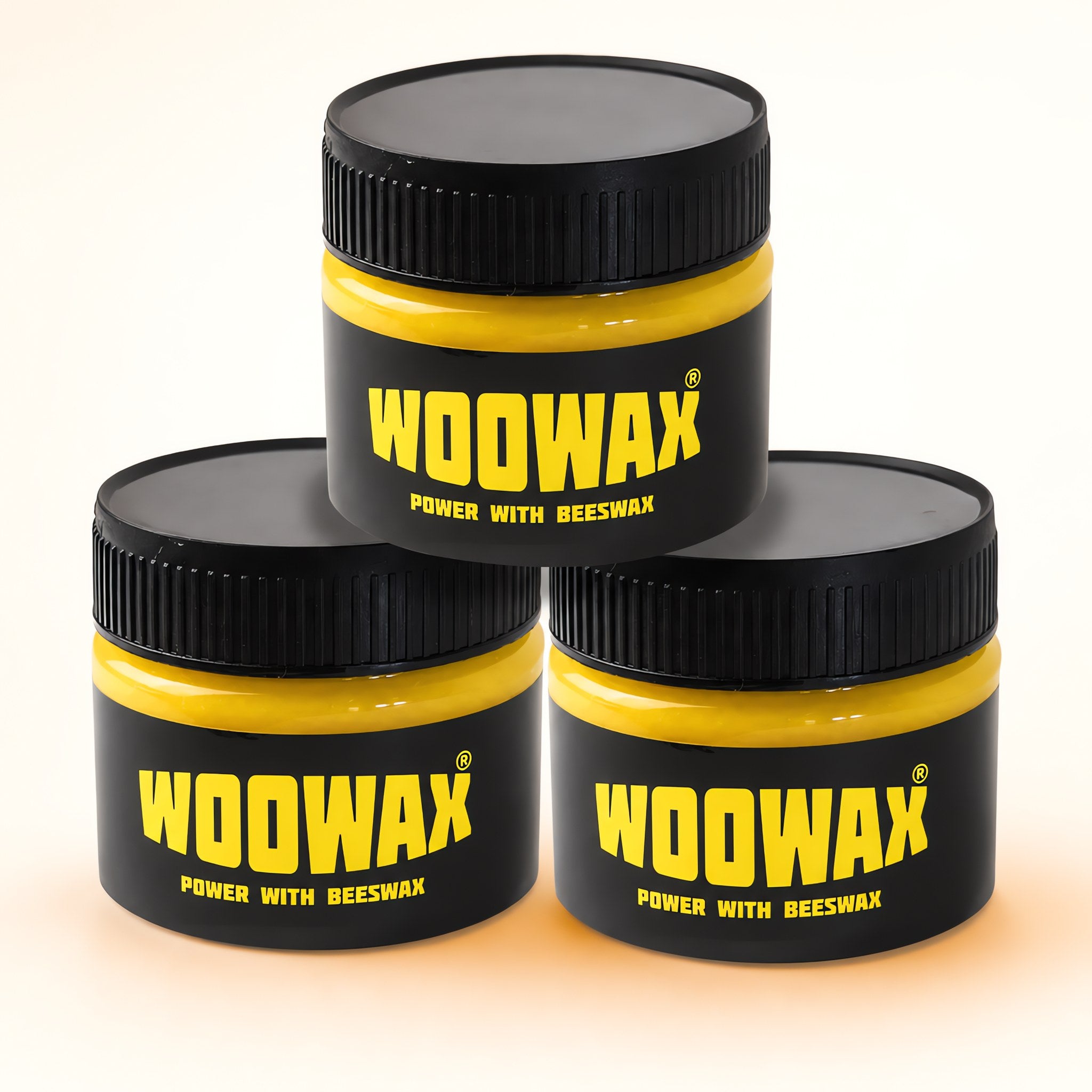 Pack de 3 Lustrador de Muebles y Madera de Cera de Abejas WooWax