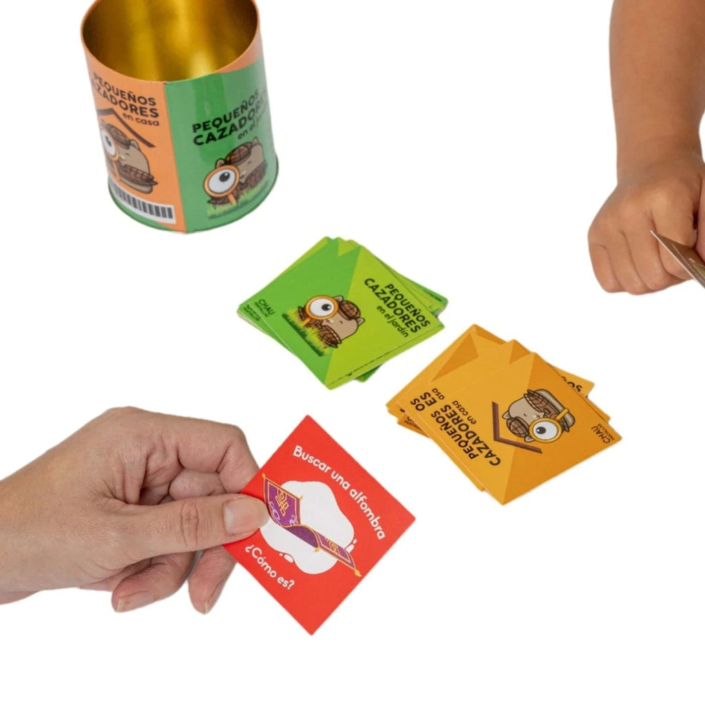 Juego Pequeños Cazadores de Chau Pantallas detalle – Mil Ideas