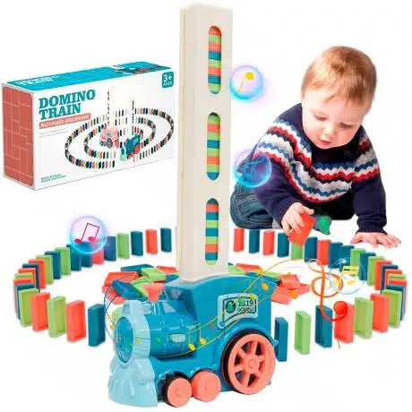 Tren Didáctico Domino con Música y Piezas en uso – Mil Ideas