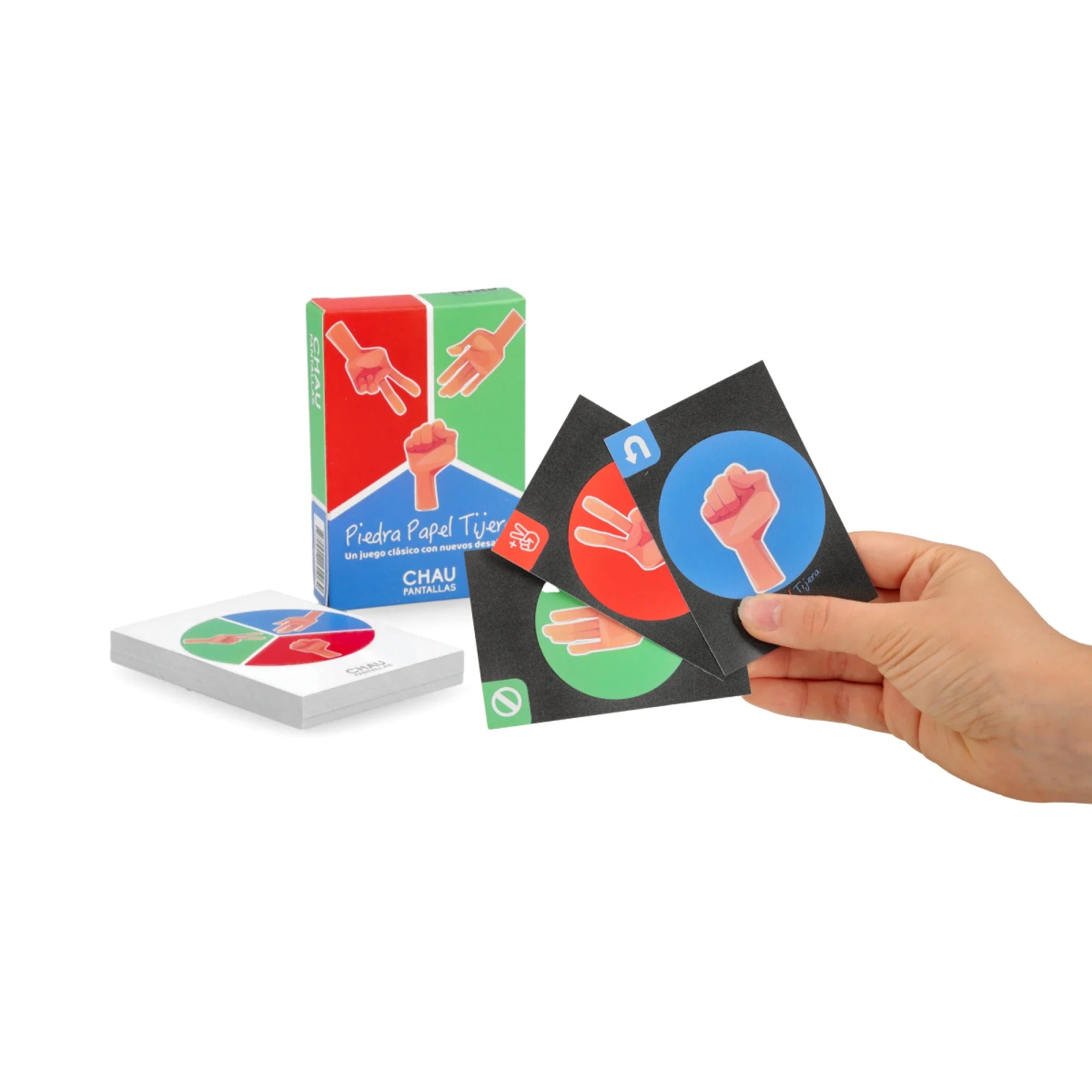 Juego Piedra Papel Tijera de Chau Pantallas en uso – Mil Ideas
