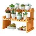 Estantería decorativa de madera 2 niveles – Mil Ideas