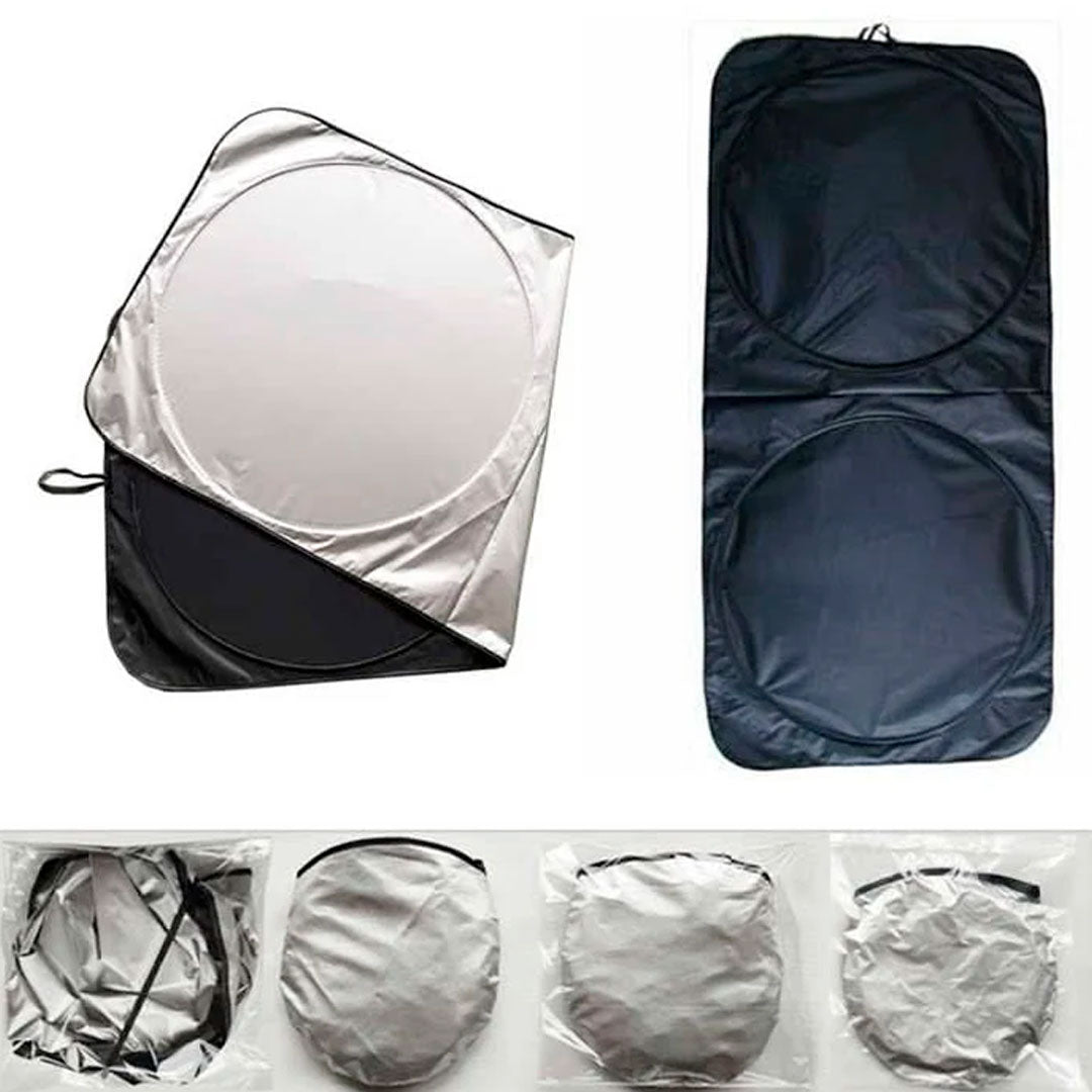 Parasol Plegable Premium Circular para Auto vista adicional – Mil Ideas