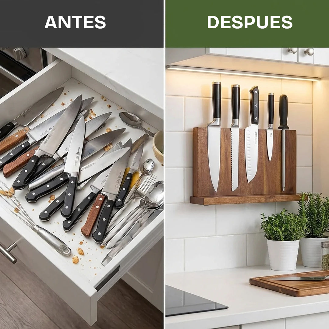 Tabla Magnética para Cuchillos Omura detalle – Mil Ideas