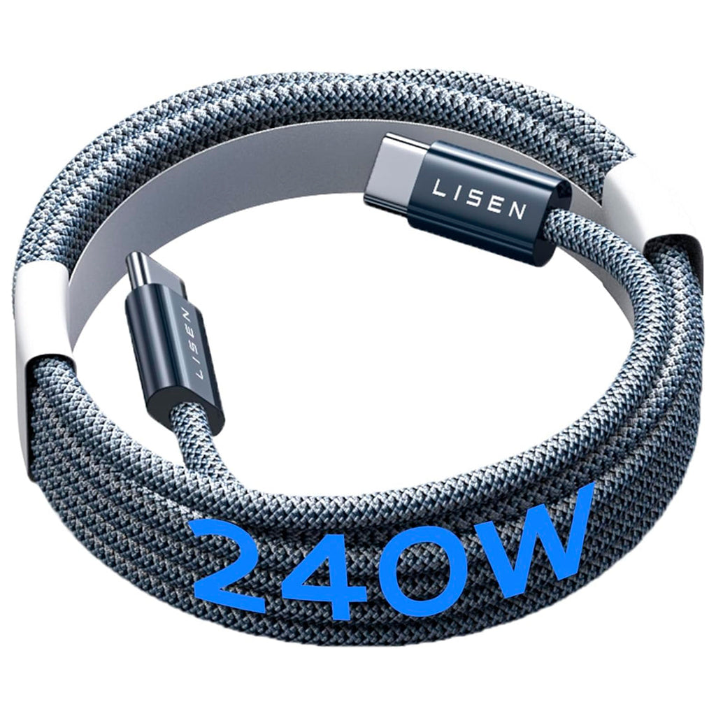 Cable LISEN USB-C 3.0 trenzado carga rápida – Mil Ideas