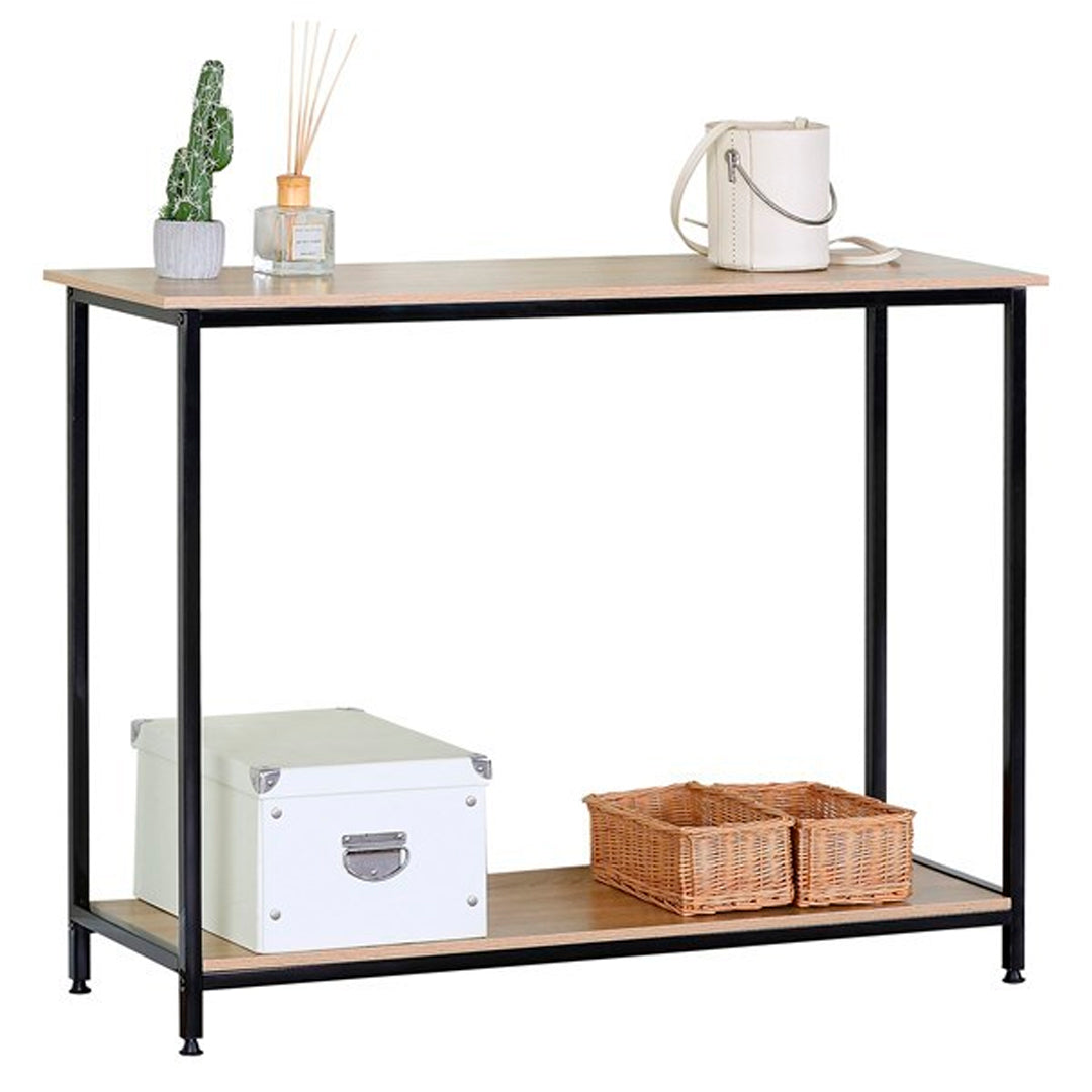 Mueble Organizador Recibidor Hierro y MDF – Mil Ideas