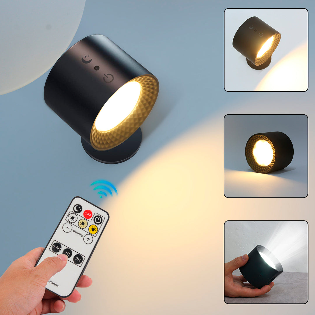 Lámpara circular magnética doble en uso iluminando – Mil Ideas