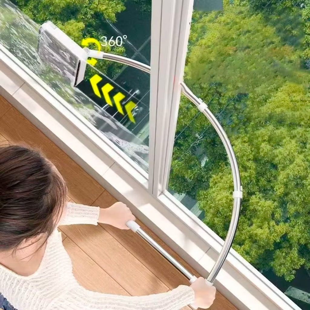 Repuesto para limpiavidrios Sky Clean en uso – Mil Ideas