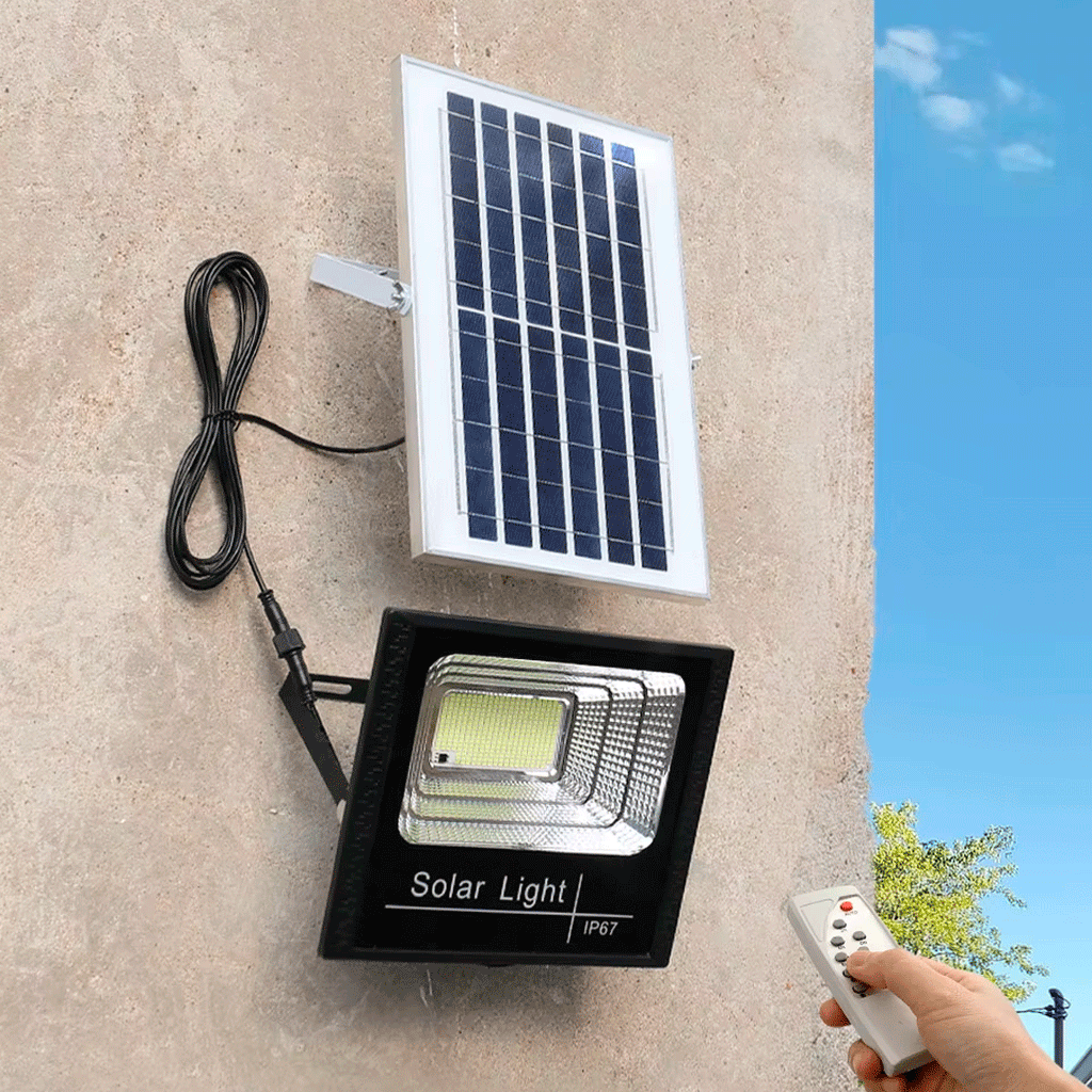 Foco solar 16 pulgadas 6000mAh 1000 lúmenes en uso – Mil Ideas