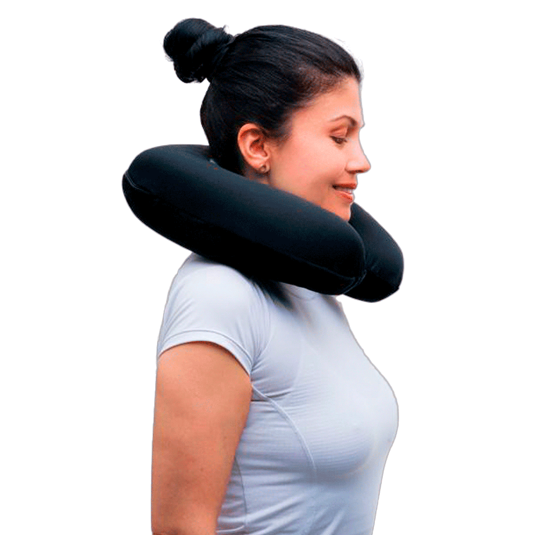 Almohada cervical Theragel en uso – Mil Ideas