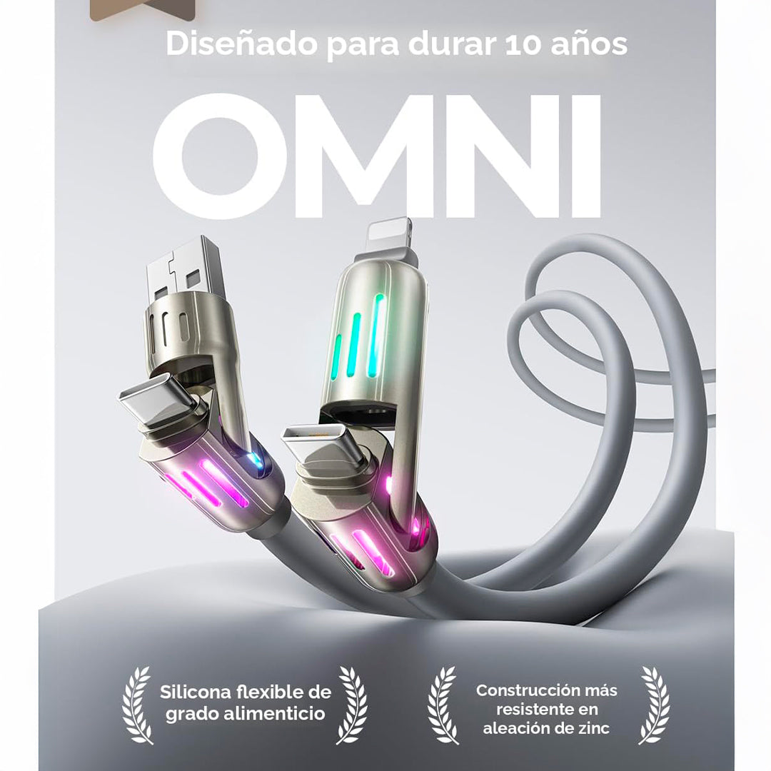 Cable LISEN USB 4 en 1 carga rápida 2 metros vista adicional – Mil Ideas