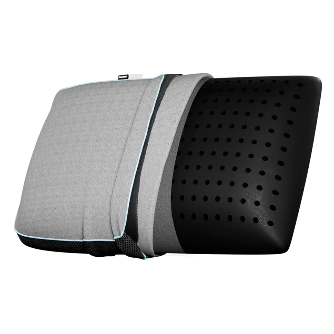 Almohada TheraNight viscoelástica 50D con carbón para el cuello – Mil Ideas