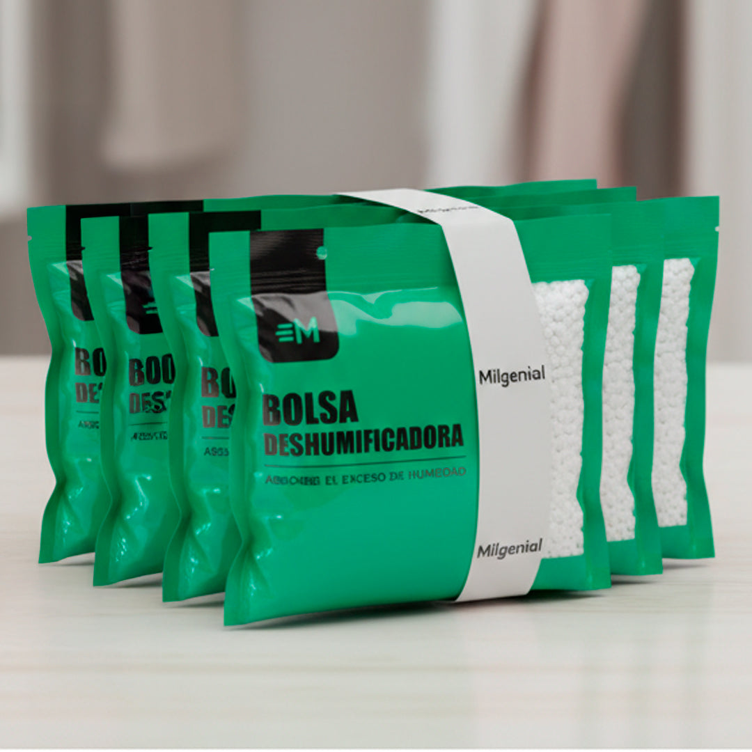 Pack de 5 bolsas deshumidificadoras para armario Mil Ideas – Mil Ideas