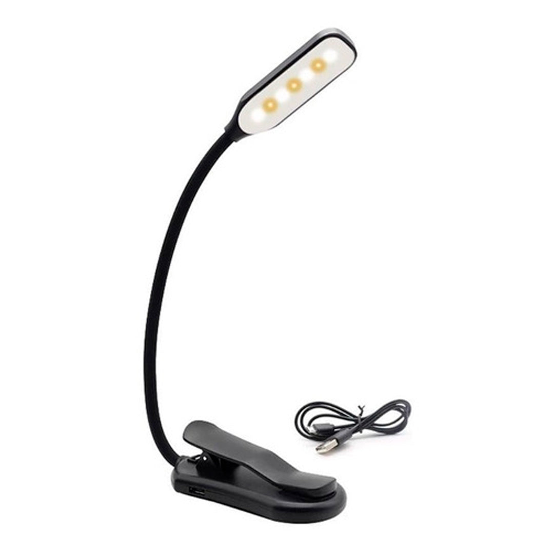 Luz LED clip lamp para lectura nocturna – Mil Ideas
