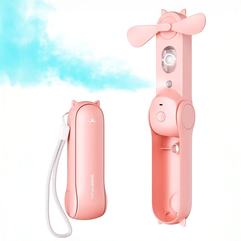 Mini ventilador de cartera con water spray – Mil Ideas