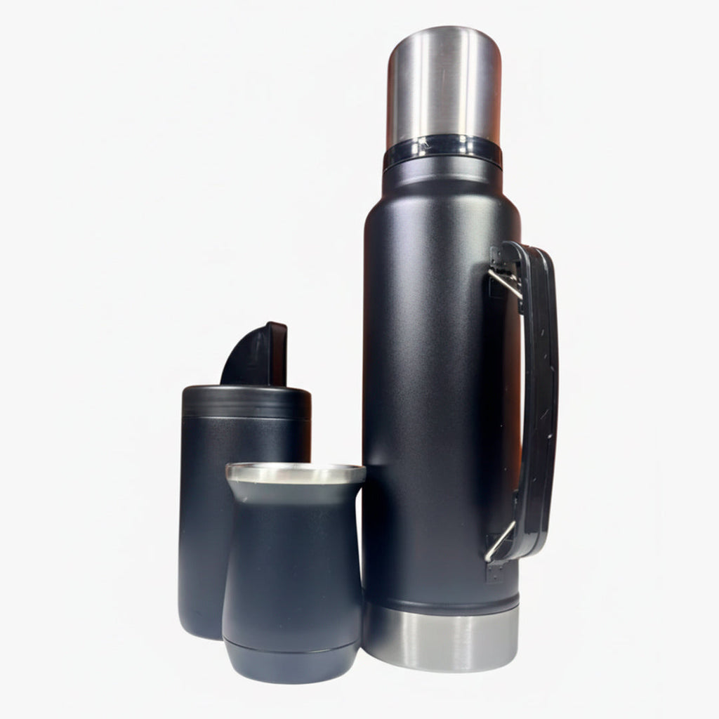 Set de Mate Termo y Yerbera 1300ml en uso – Mil Ideas