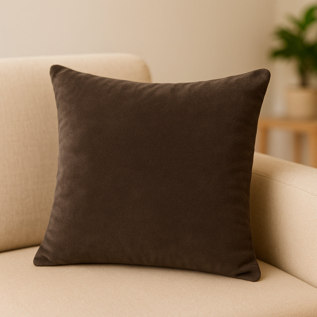 Funda de almohadón terciopelada para sillón – Mil Ideas