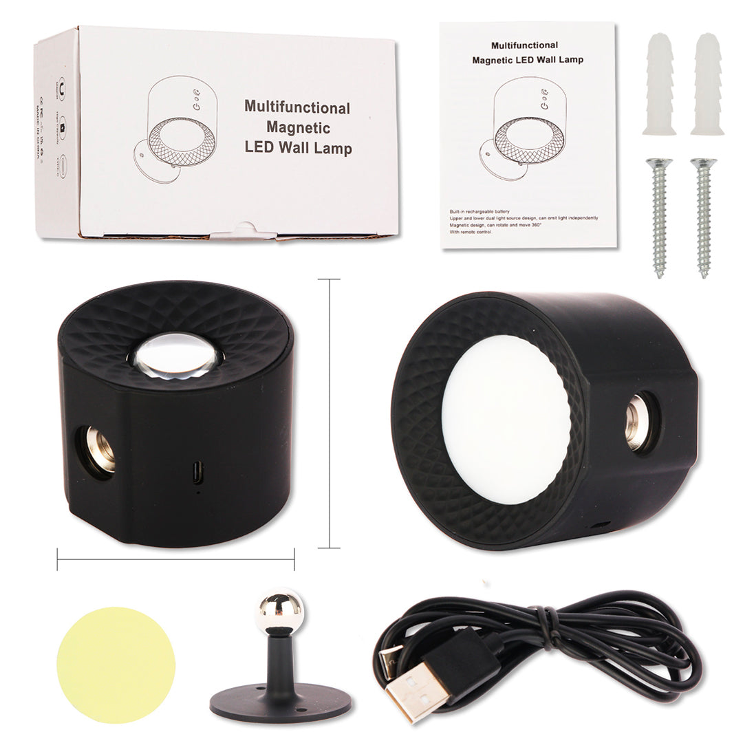 Lámpara circular magnética vista adicional ajuste de brillo – Mil Ideas