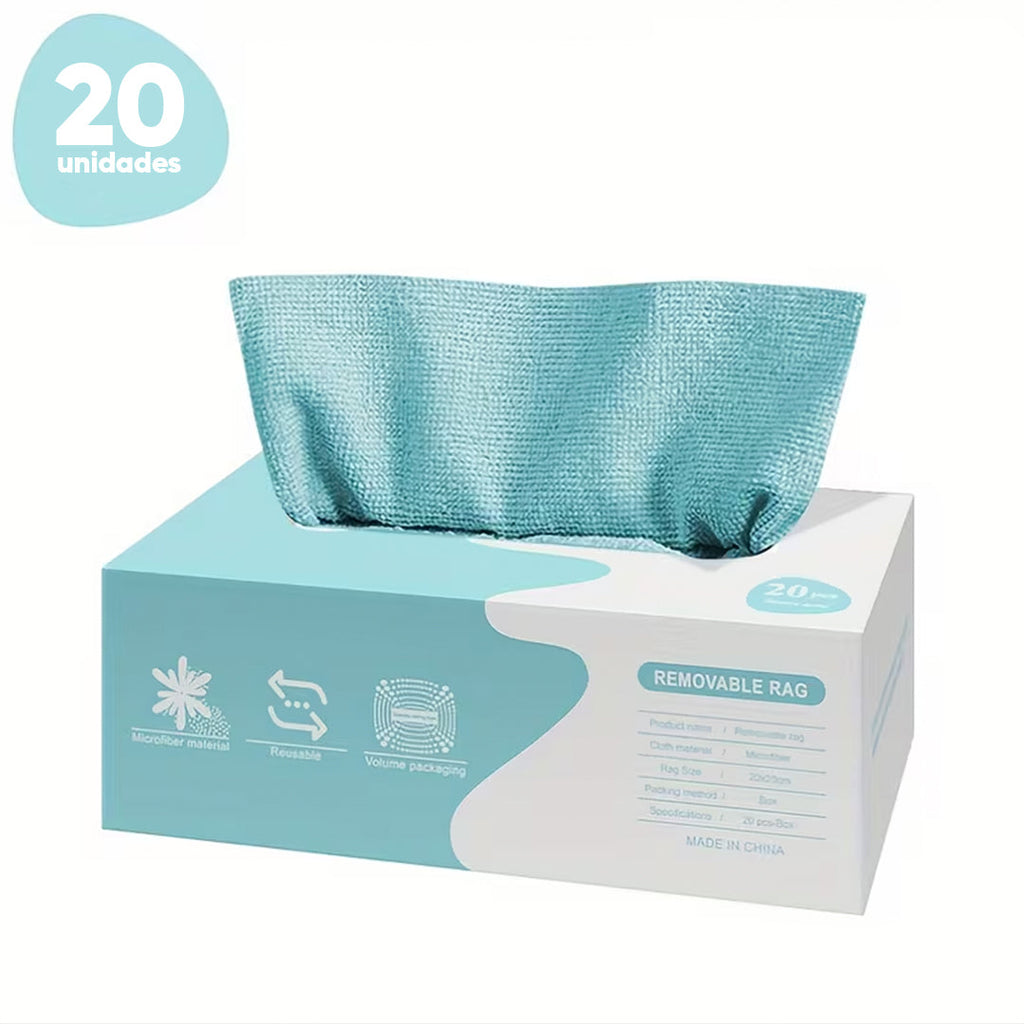 Caja de 20 Paños de Microfibra Super Absorbente