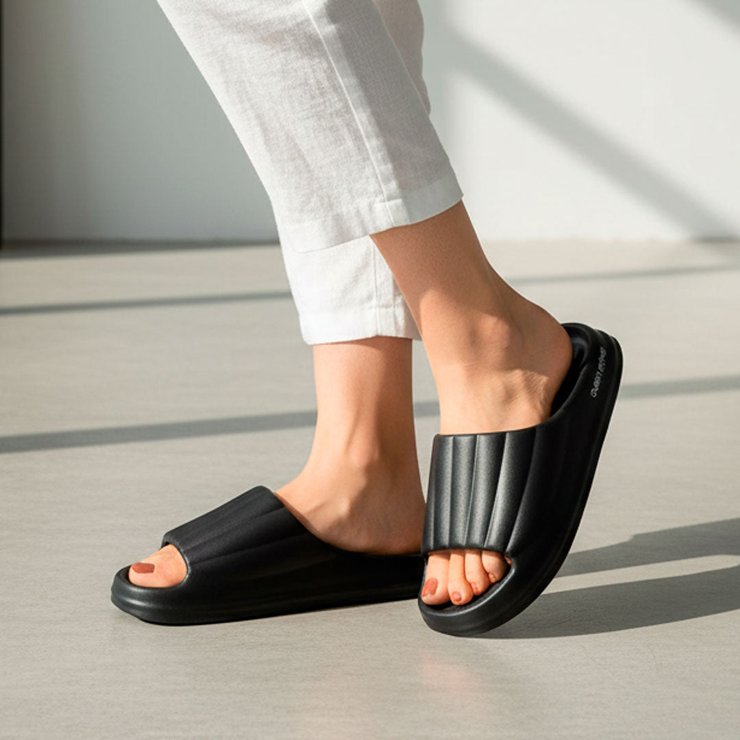 Chinelas Queey en uso – Mil Ideas