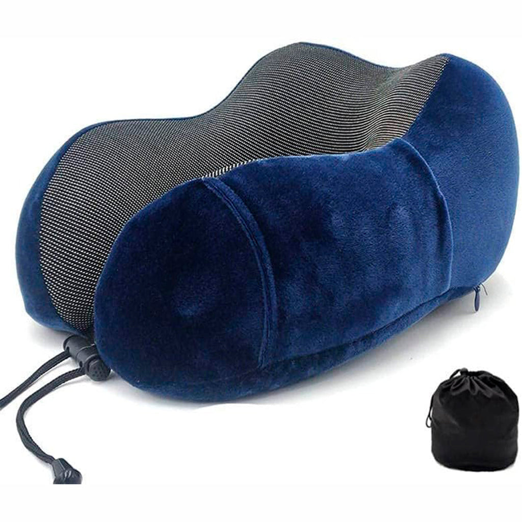 Almohada de viaje con antifaz y tapones de oídos vista adicional – Mil Ideas