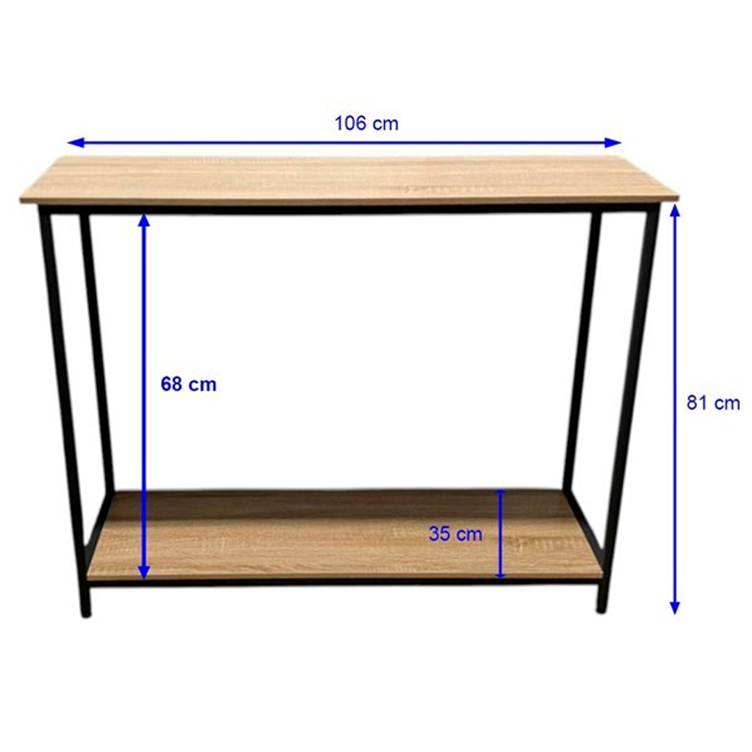 Mueble Organizador Recibidor Hierro y MDF vista adicional – Mil Ideas