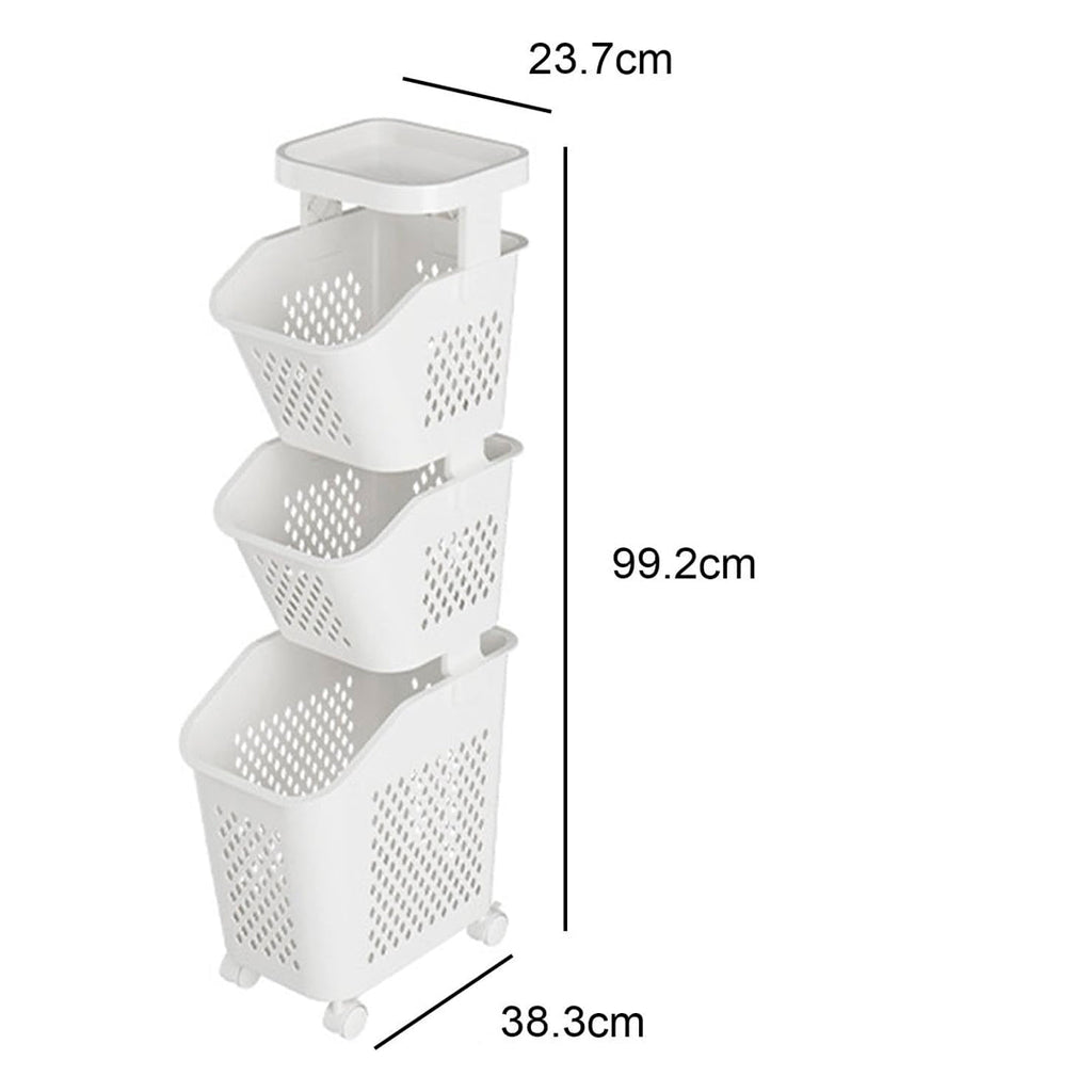 Organizador apilable de ropa con ruedas vista adicional – Mil Ideas