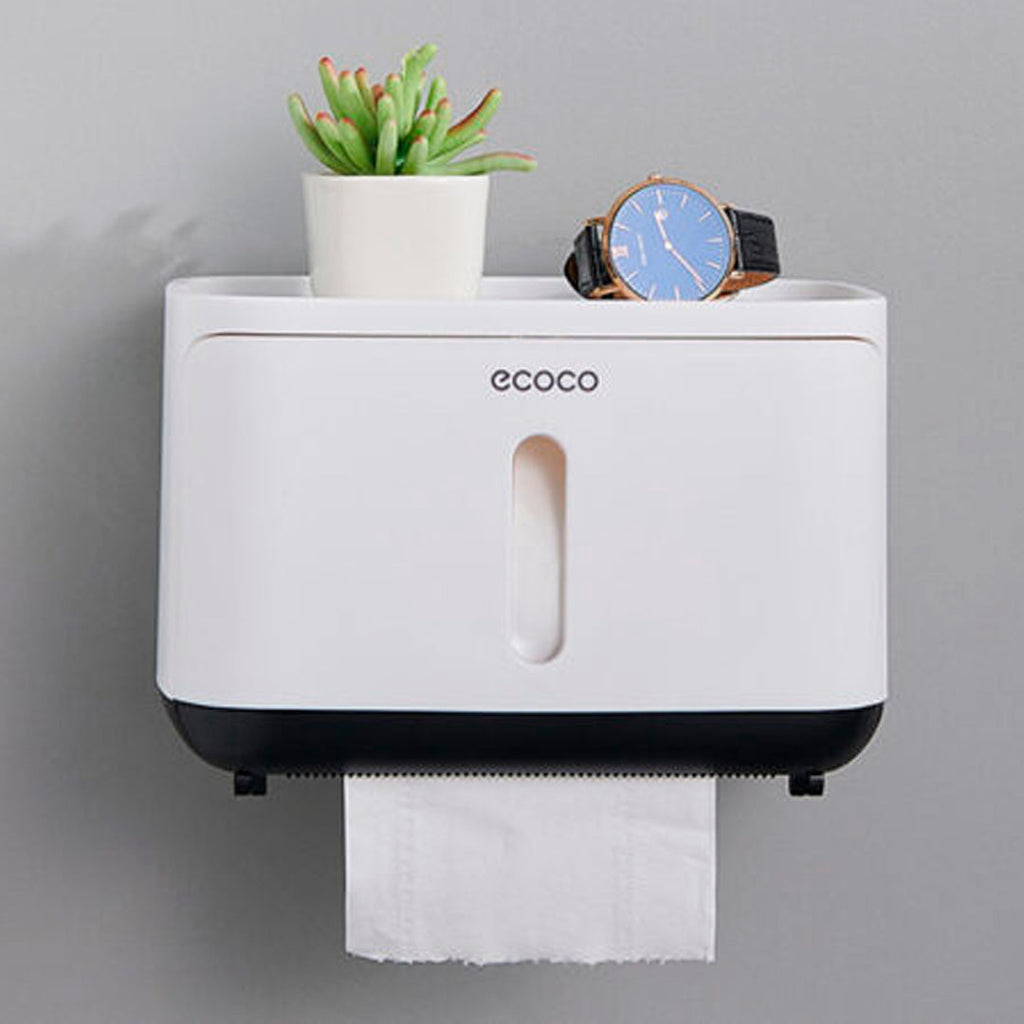 Organizador porta rollo de papel higiénico en uso – Mil Ideas