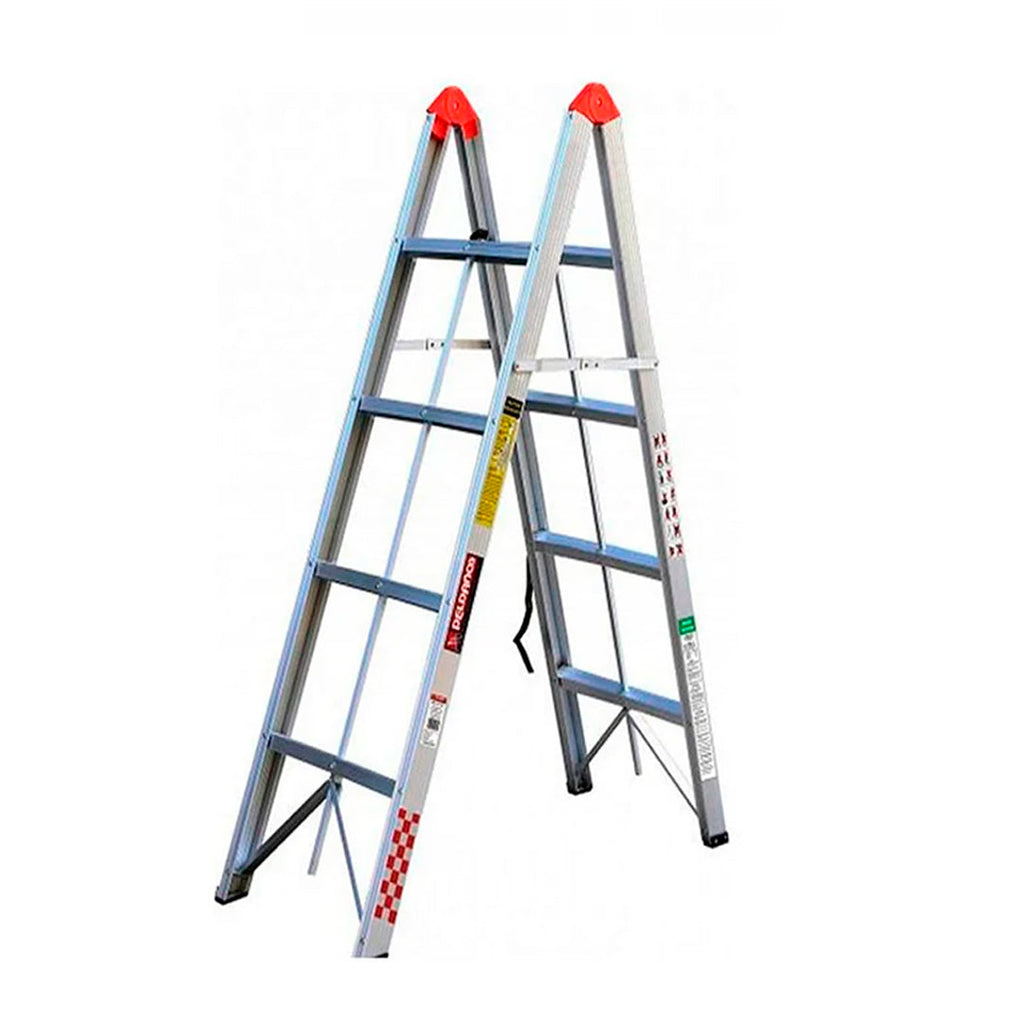 Escalera Compacta de Aluminio Totalmente Plegable 150Kg MAX