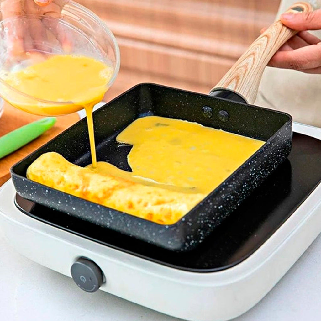 Sartén tamagoyaki antiadherente detalle – Mil Ideas