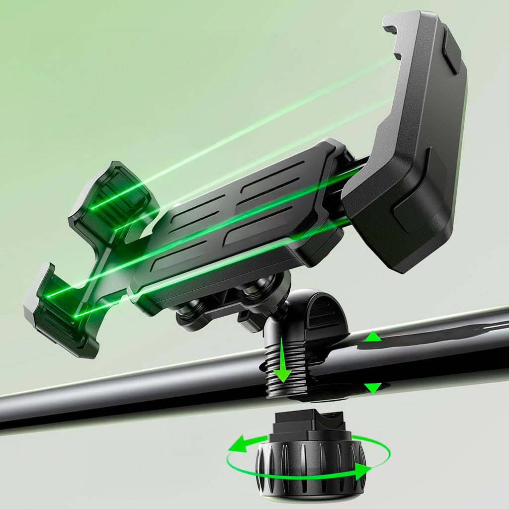 Soporte celular para bici o moto LISEN antivibración vista adicional – Mil Ideas
