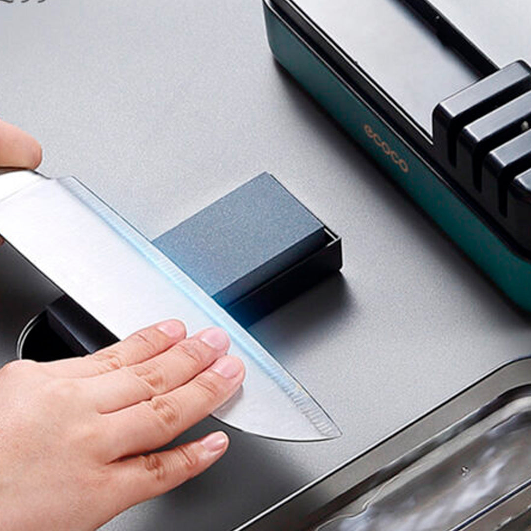 Afilador de cuchillos manual 4 en 1 detalle – Mil Ideas