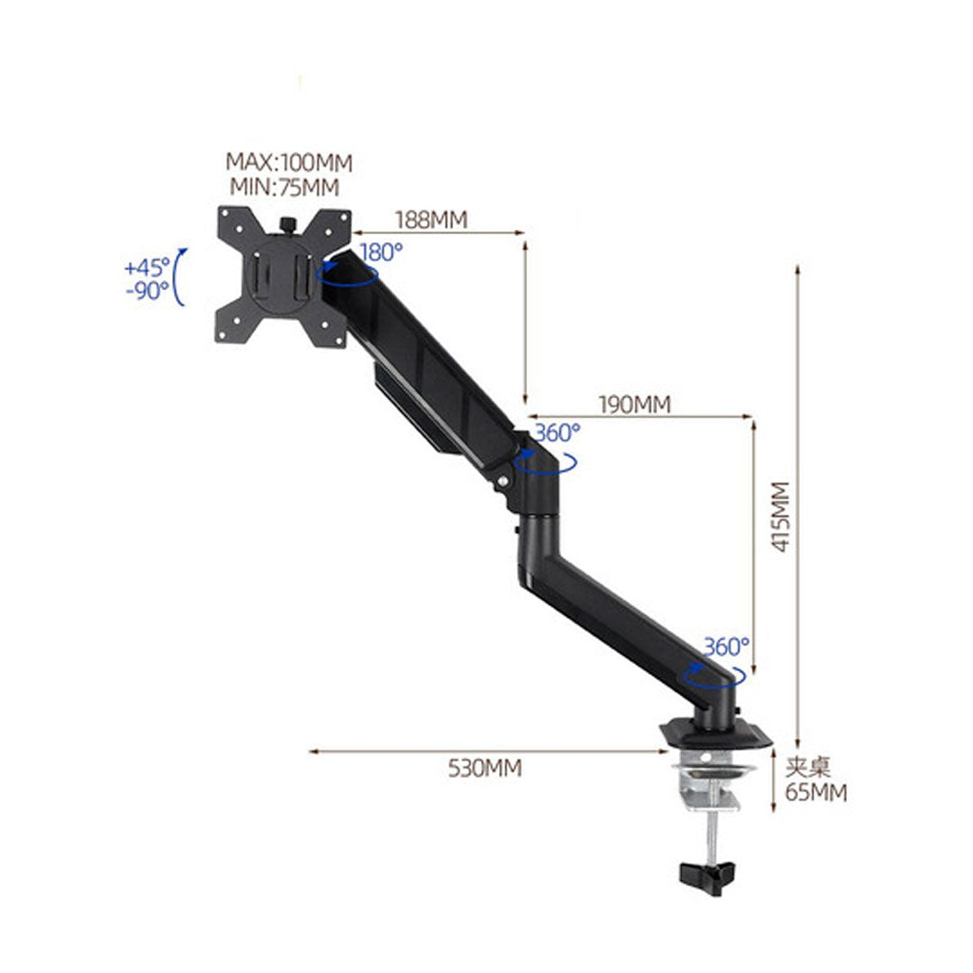 Soporte monitor 17" a 32" vista adicional – Mil Ideas