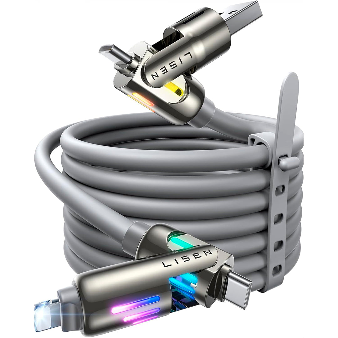 Cable LISEN USB 4 en 1 carga rápida 2 metros – Mil Ideas