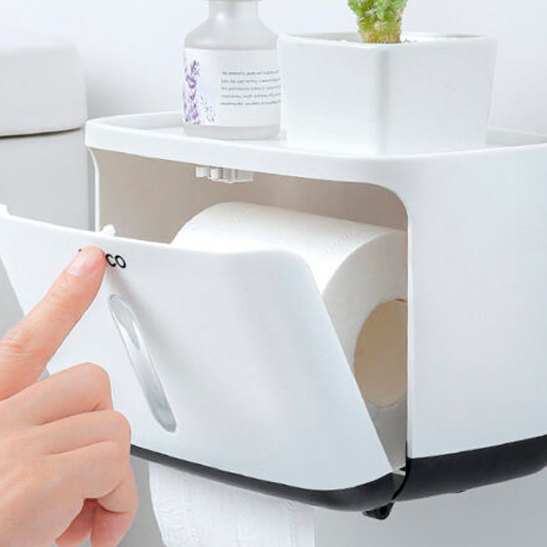 Organizador porta rollo de papel higiénico detalle – Mil Ideas