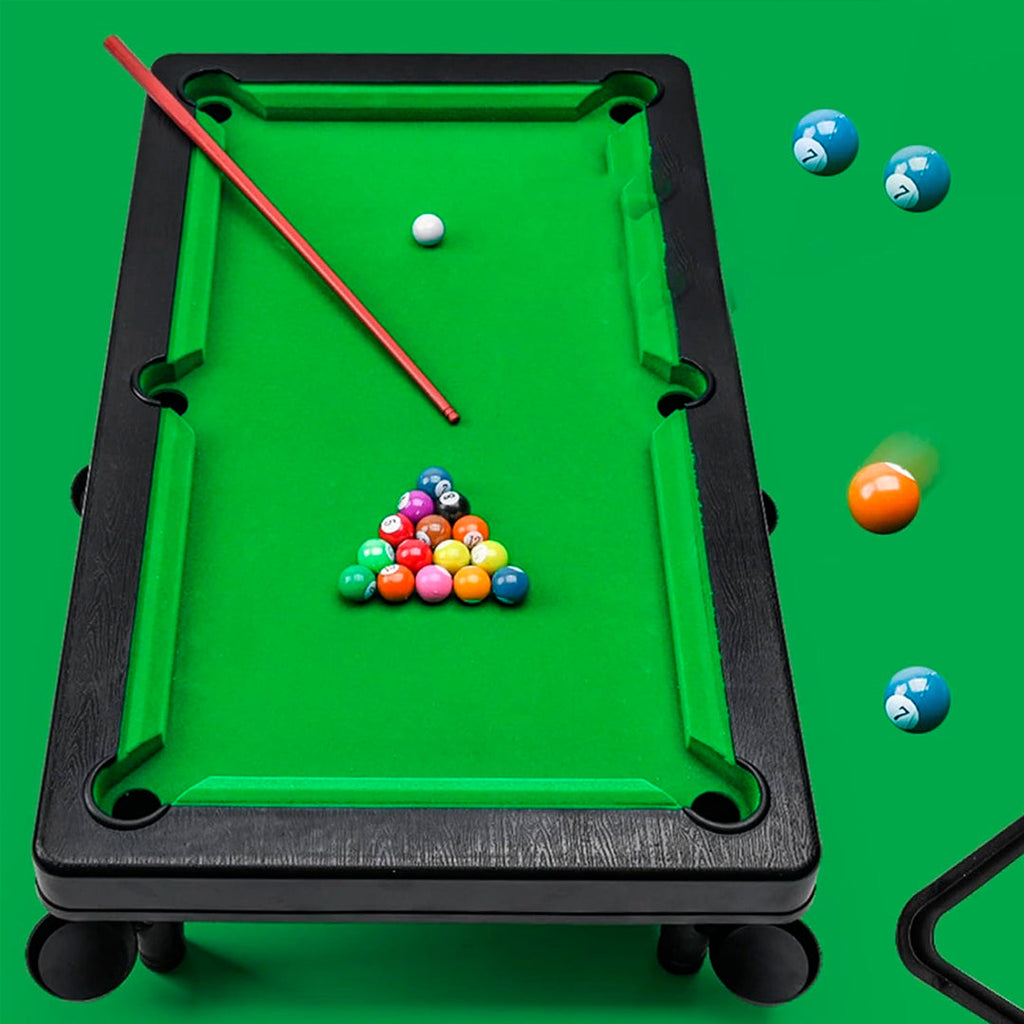Juego mini pool billar para mesa vista adicional – Mil Ideas