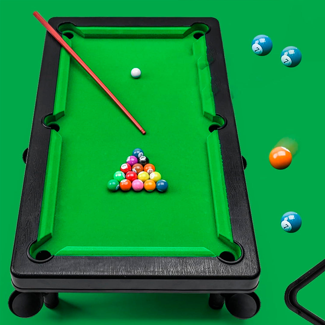 Juego mini pool billar para mesa vista adicional – Mil Ideas