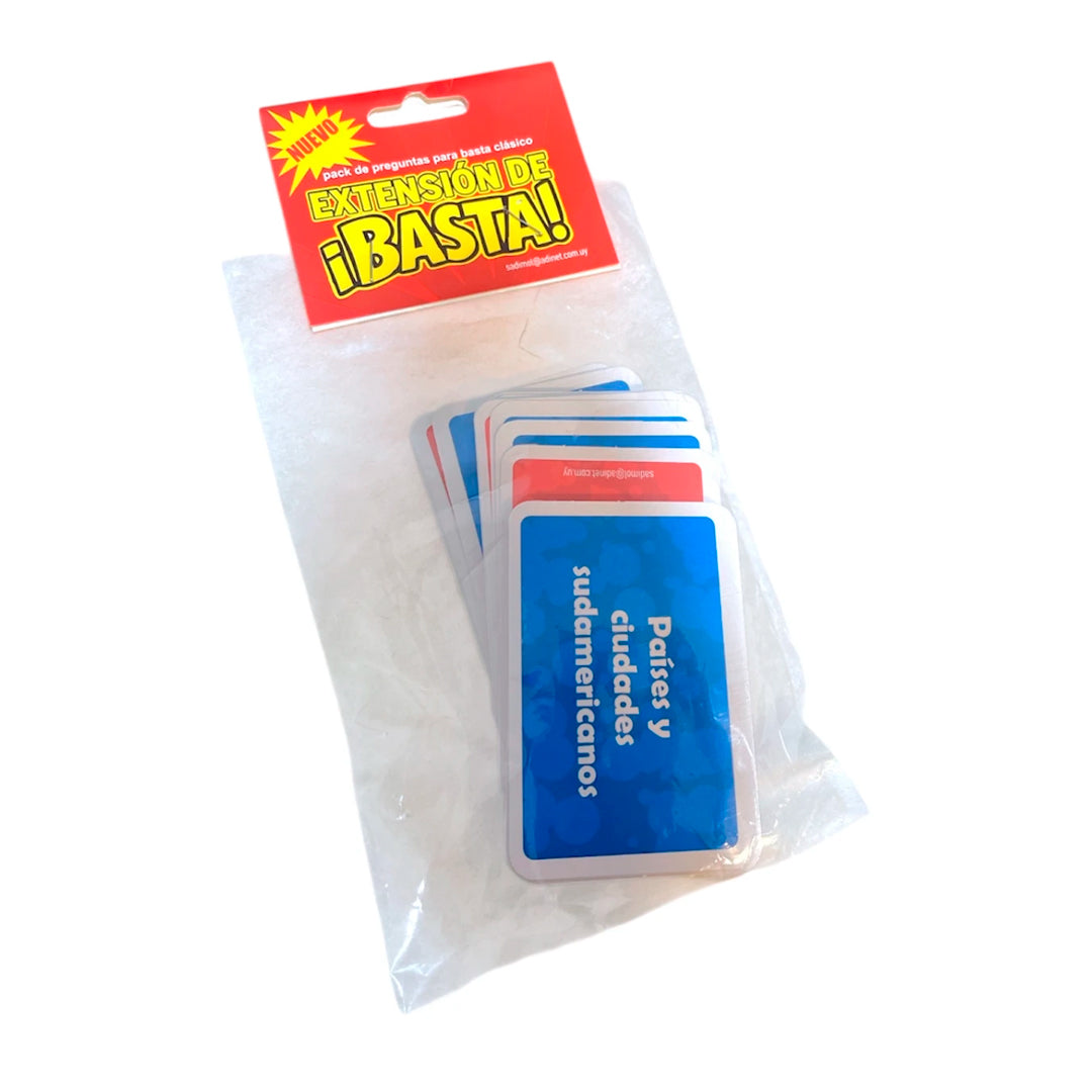Extensión juego Basta! 40 cartas vista adicional – Mil Ideas