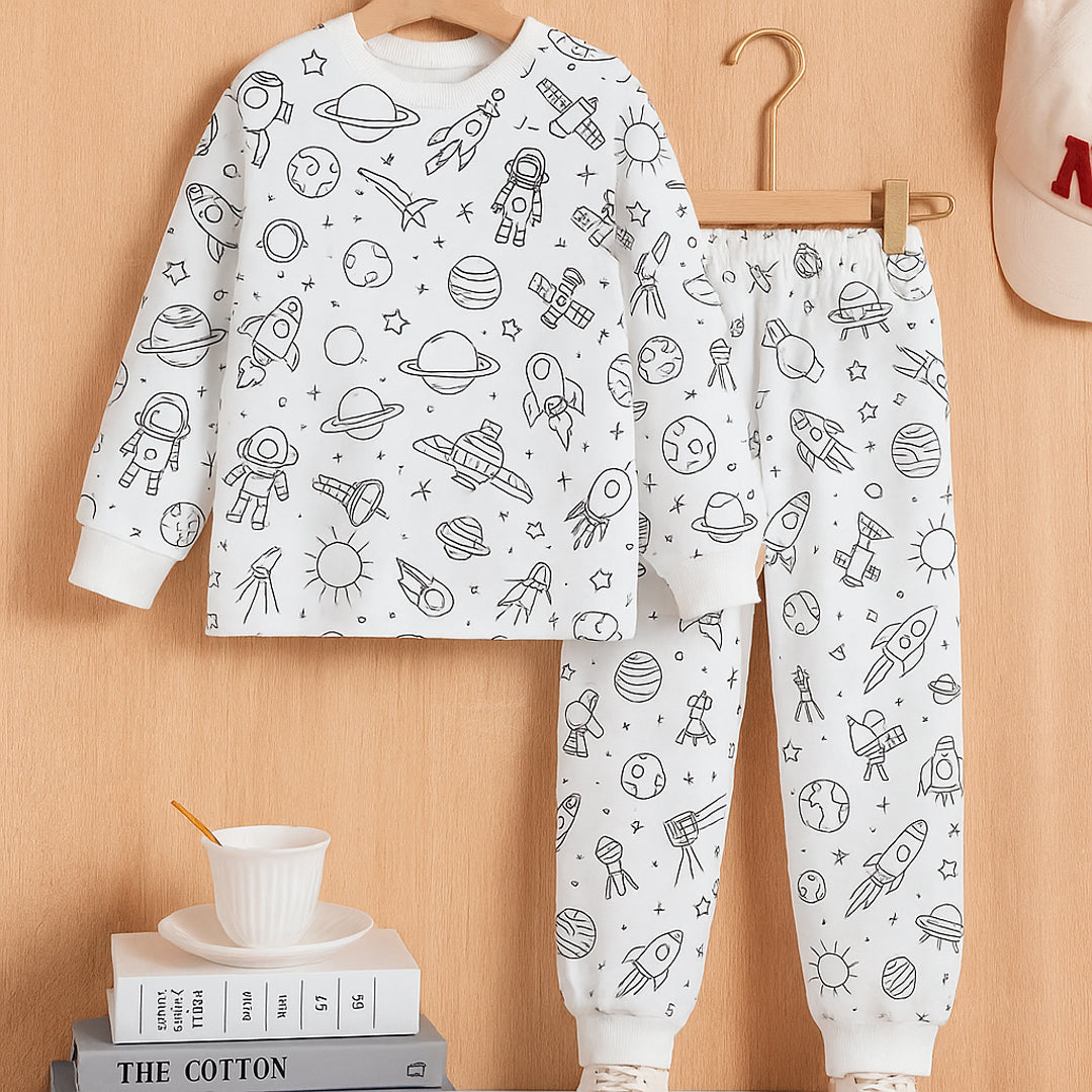 Conjunto pijama coloreable para niños detalle – Mil Ideas