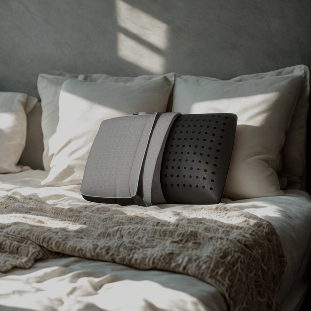 Almohada TheraNight viscoelástica vista adicional del perfil – Mil Ideas